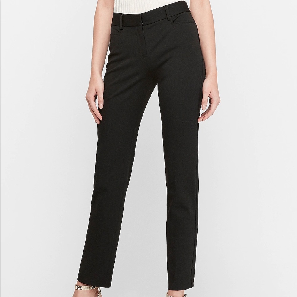 EXPRESS Mid Rise Ankle Pants